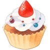 🧁 Эмодзи «❤ Набор эмоджи со сладостями» для Telegram