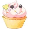 🧁 Эмодзи «❤ Набор эмоджи со сладостями» для Telegram