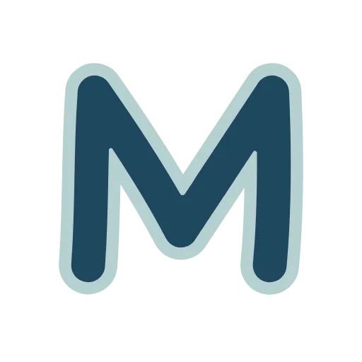 🔵 Эмодзи «Синие буквы, иконки, русские и английские, векторные» для Telegram
