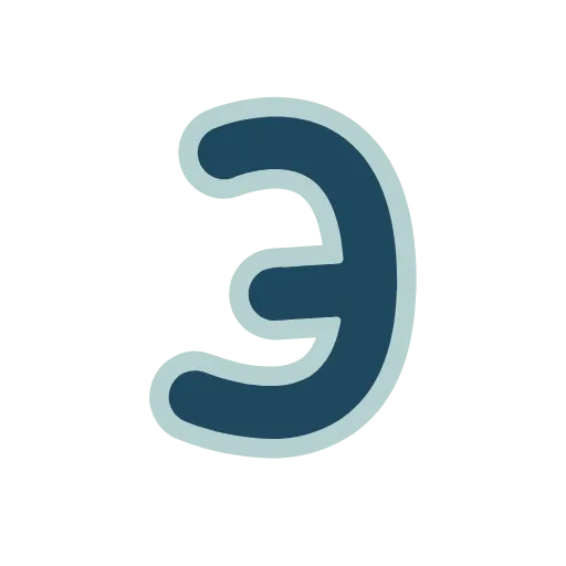 🔵 Эмодзи «Синие буквы, иконки, русские и английские, векторные» для Telegram
