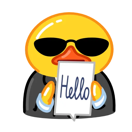 😎 Эмодзи «Systemic Duck» для Telegram