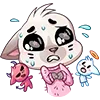 😰 Эмодзи «Бисквит #animal #cat #emoji #vk» для Telegram