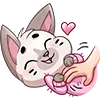 😅 Эмодзи «Бисквит #animal #cat #emoji #vk» для Telegram