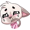 ☺ Эмодзи «Бисквит #animal #cat #emoji #vk» для Telegram
