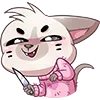 🔪 Эмодзи «Бисквит #animal #cat #emoji #vk» для Telegram