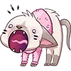 😡 Эмодзи «Бисквит #animal #cat #emoji #vk» для Telegram