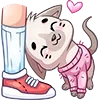 😍 Эмодзи «Бисквит #animal #cat #emoji #vk» для Telegram