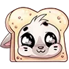 ☺ Эмодзи «Бисквит #animal #cat #emoji #vk» для Telegram