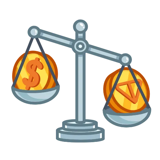 ⚖️ Эмодзи «TON Emoji» для Telegram