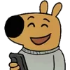 🐶 Эмодзи «Чилловый парень» для Telegram