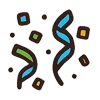 🎊 Эмодзи «🎉 1 год» для Telegram