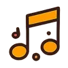 🎵 Эмодзи «🎉 1 год» для Telegram