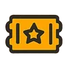 🎟 Эмодзи «🎉 1 год» для Telegram
