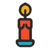 🕯 Эмодзи «🎉 1 год» для Telegram