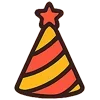 🥳 Эмодзи «🎉 1 год» для Telegram