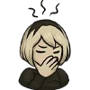 🤢 Эмодзи «2B (Nier Automata)» для Telegram