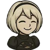 😊 Эмодзи «2B (Nier Automata)» для Telegram