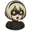 🤩 Эмодзи «2B (Nier Automata)» для Telegram