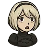 😮 Эмодзи «2B (Nier Automata)» для Telegram