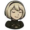 🙂‍↕️ Эмодзи «2B (Nier Automata)» для Telegram
