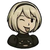 😜 Эмодзи «2B (Nier Automata)» для Telegram