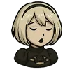 😌 Эмодзи «2B (Nier Automata)» для Telegram