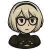 🥸 Эмодзи «2B (Nier Automata)» для Telegram