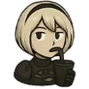 🧃 Эмодзи «2B (Nier Automata)» для Telegram
