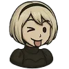 😝 Эмодзи «2B (Nier Automata)» для Telegram