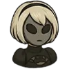 👽 Эмодзи «2B (Nier Automata)» для Telegram