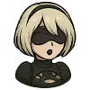 😯 Эмодзи «2B (Nier Automata)» для Telegram