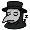 😴 Эмодзи «Чумной доктор» для Telegram