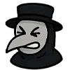 🤬 Эмодзи «Чумной доктор» для Telegram