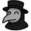 😊 Эмодзи «Чумной доктор» для Telegram