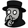 🤫 Эмодзи «Чумной доктор» для Telegram