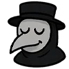 😏 Эмодзи «Чумной доктор» для Telegram