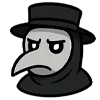 😡 Эмодзи «Чумной доктор» для Telegram