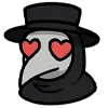 😍 Эмодзи «Чумной доктор» для Telegram