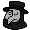 🤦‍♀️ Эмодзи «Чумной доктор» для Telegram