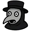 😳 Эмодзи «Чумной доктор» для Telegram