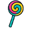 🍭 Эмодзи «❤ Набор эмоджи с ретро иконками» для Telegram