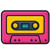 🎛 Эмодзи «❤ Набор эмоджи с ретро иконками» для Telegram