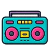 Стикерпак ❤ Набор эмоджи с ретро иконками для Telegram