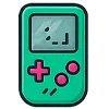 🎮 Эмодзи «❤ Набор эмоджи с ретро иконками» для Telegram