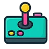 🎮 Эмодзи «❤ Набор эмоджи с ретро иконками» для Telegram