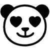 Стикерпак 😘 Адаптивный набор эмоджи с пандой для Telegram