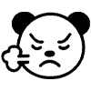 😮‍💨 Эмодзи «😘 Адаптивный набор эмоджи с пандой» для Telegram