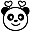 🥰 Эмодзи «😘 Адаптивный набор эмоджи с пандой» для Telegram