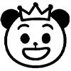 🤴 Эмодзи «😘 Адаптивный набор эмоджи с пандой» для Telegram