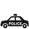 🚓 Эмодзи «Адаптивные иконки "Полиция"» для Telegram